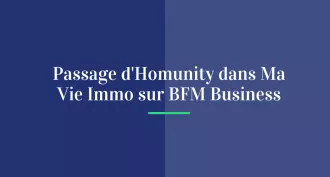 Passage d'Homunity dans Ma Vie Immo sur BFM Business
